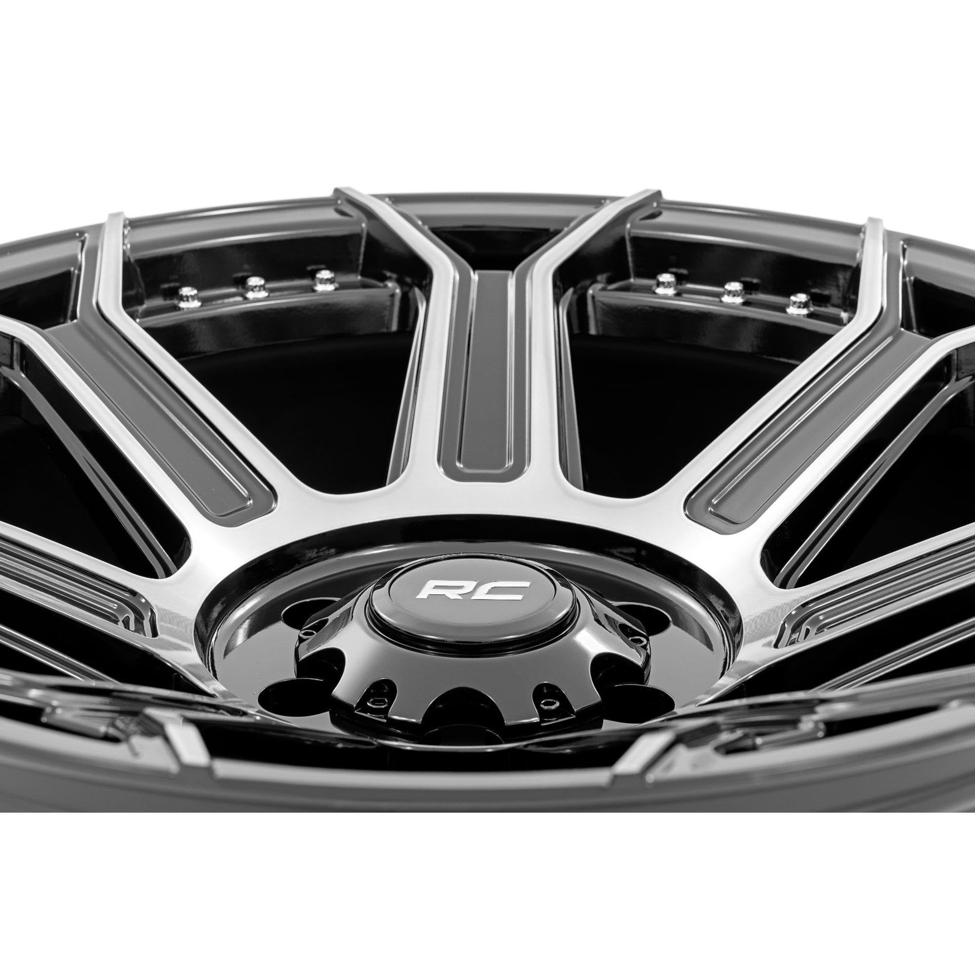 89 Series Rough Country Wheel | One-Piece | Black Machined Gunmetal | 20x9 | 6x5.5 | +18mm Offset