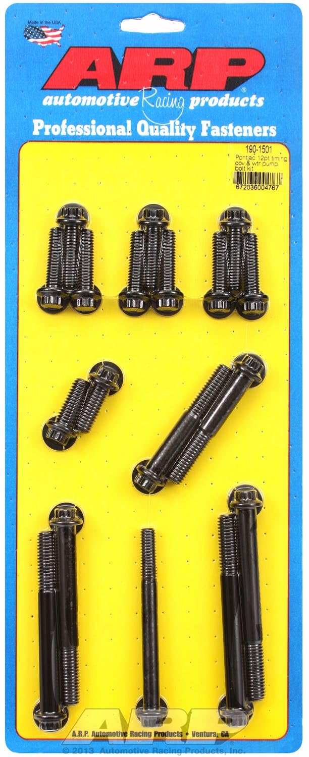Timing Cover and Water Pump Bolt Kit ARP (190-1501)