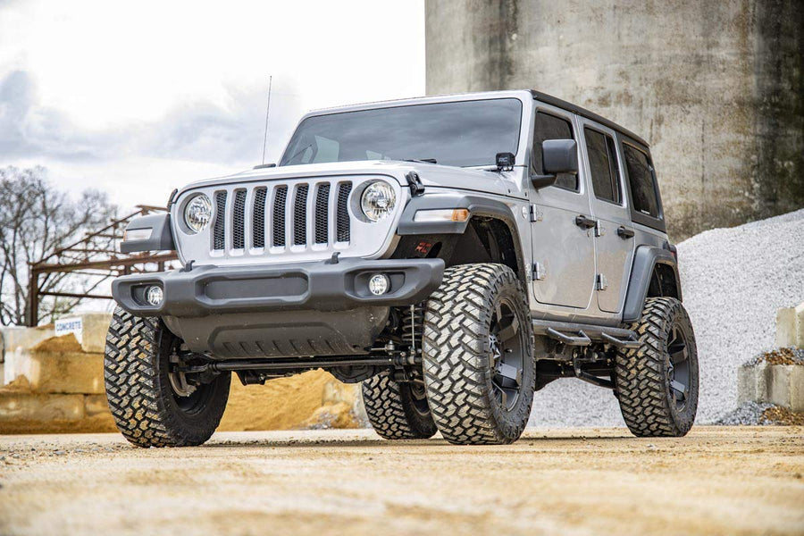Rough Country 1.25" Body Lift Kit for JL Jeep Wrangler & Unlimited 4-Door (2018-2025) - Includes FRN Lift Pucks