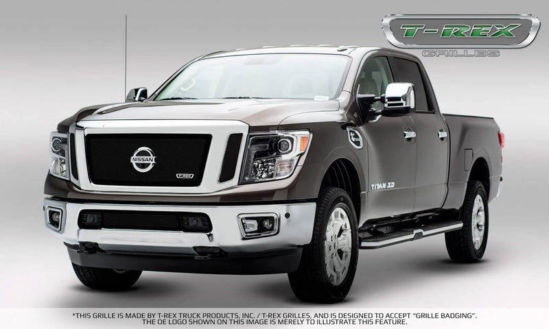 T-Rex Upper Class Black 51785 T-Rex Nissan Titan Blk Mesh Grille