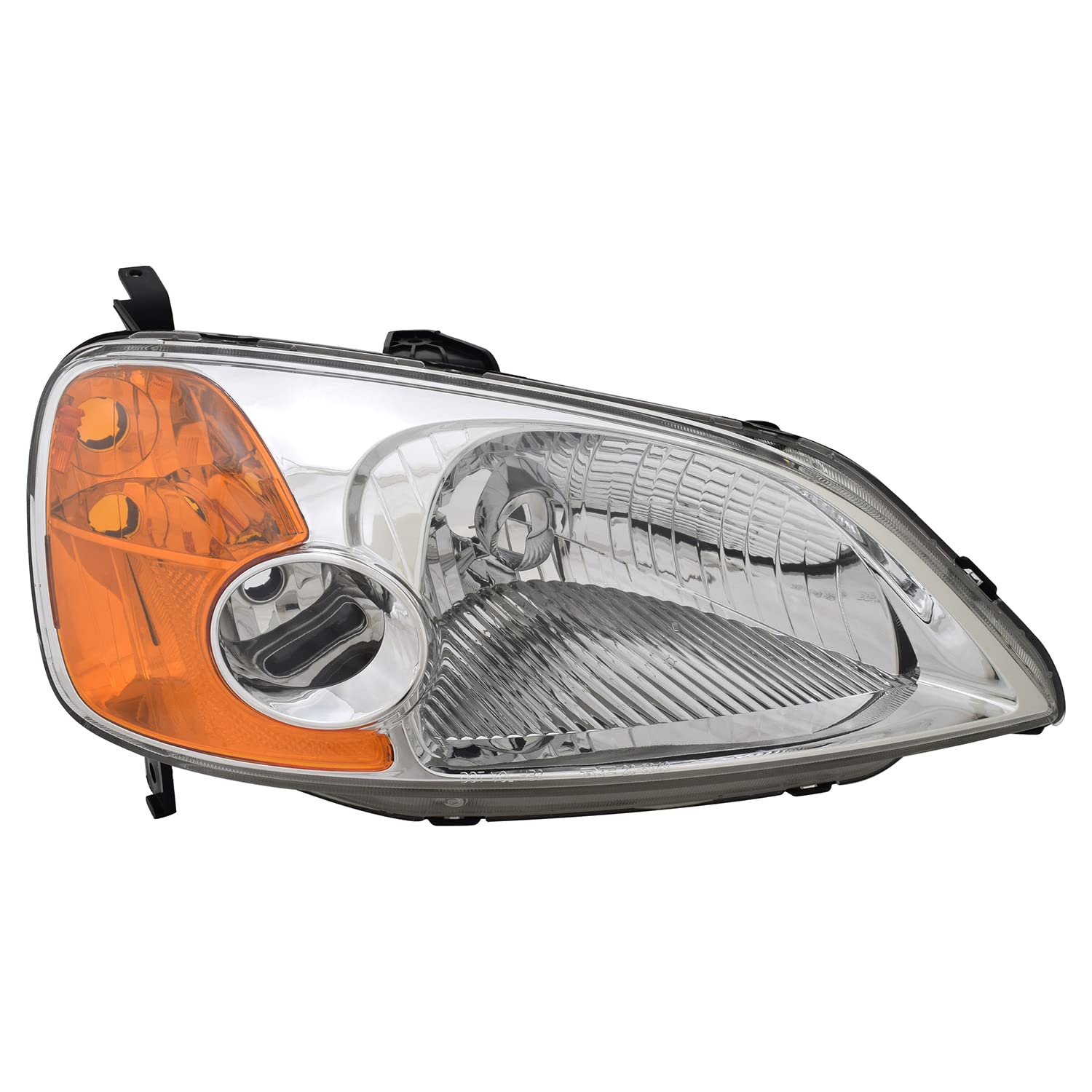 Right TYC Headlight Assembly Compatible with 2001-2003 Honda Civic