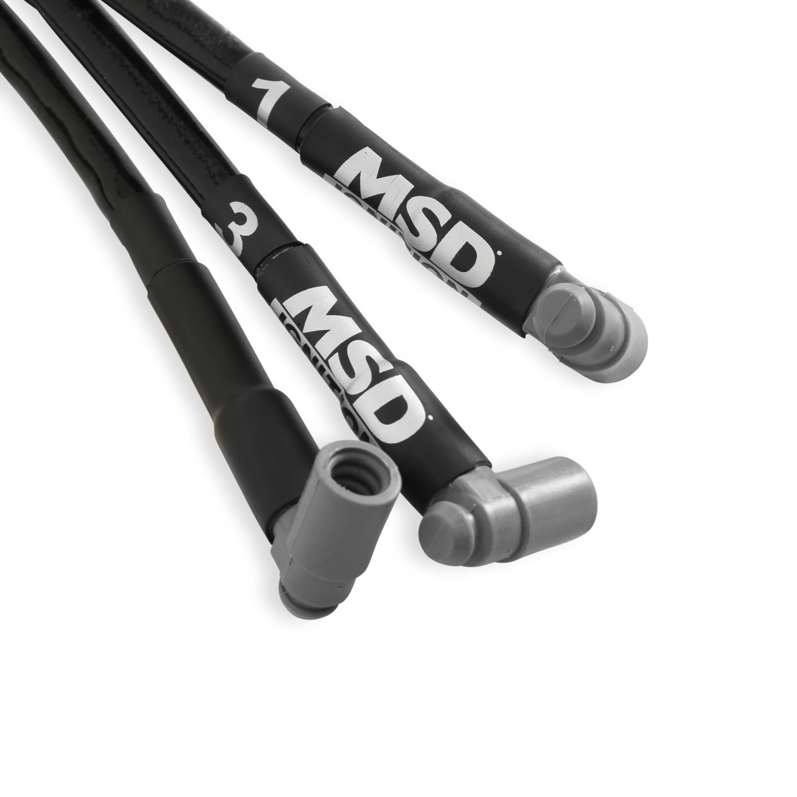 Super Conductor MSD 31351 Spark Plug Wire Set for SBC Over Valve Cover, HEI