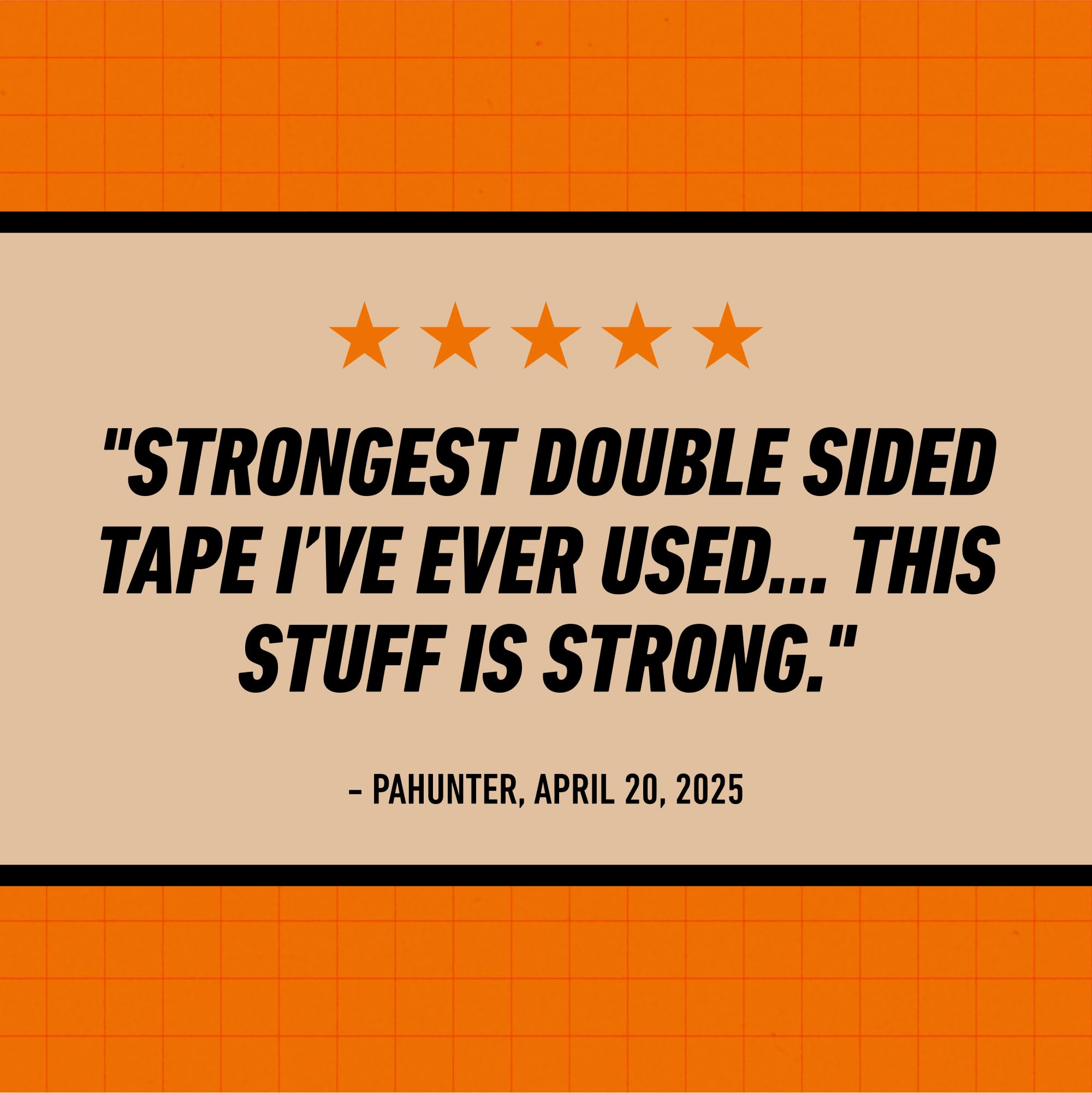 Heavy Duty Gorilla Double Sided Mounting Tape, Black Tape, 1" x 120" (Pack of 1) - Weatherproof for Indoor or Outdoor