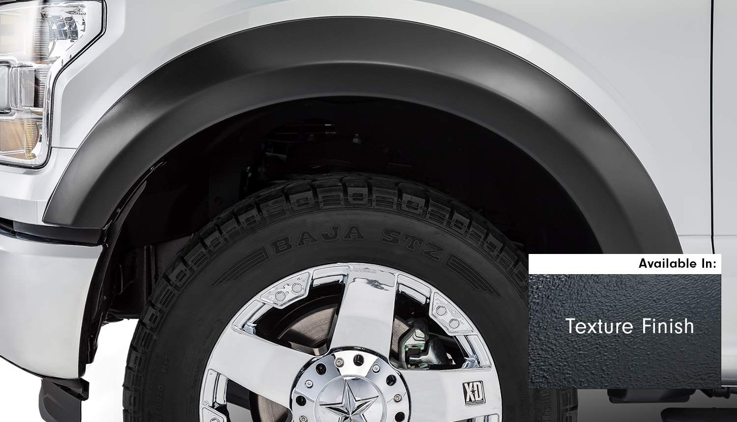 Trail Riders Stampede Extended Style Fender Flares | 2015-2017 Ford F-150, Textured Black, 4 Pcs. | 8532-5