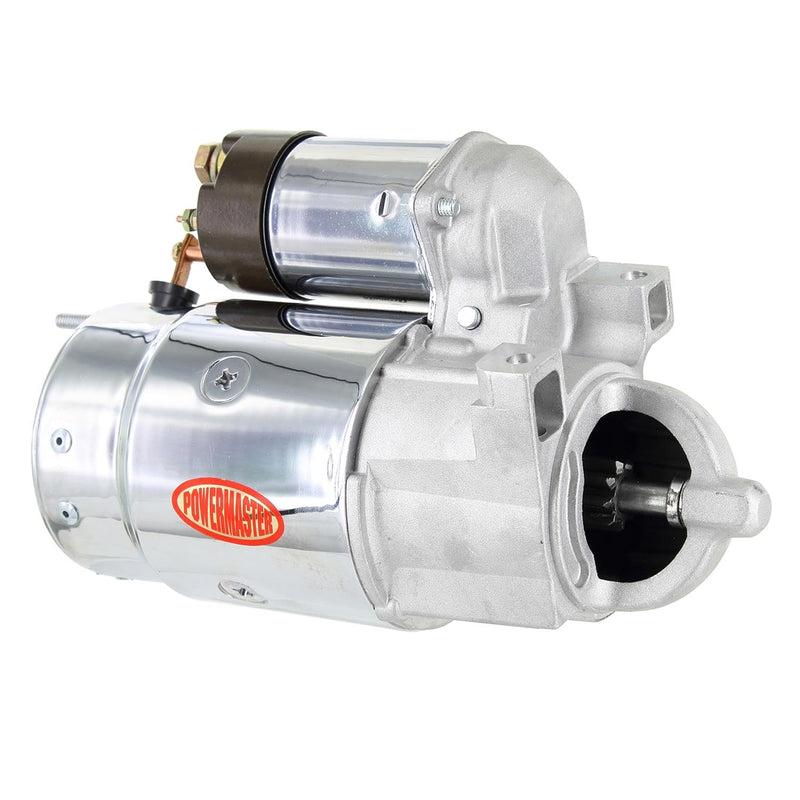 Str 10MT Powermaster Buick, Caddy, Pont LT-1 & Chevy 153T Flyw (Eng Block MTG Only) Chrome w/Natural DE