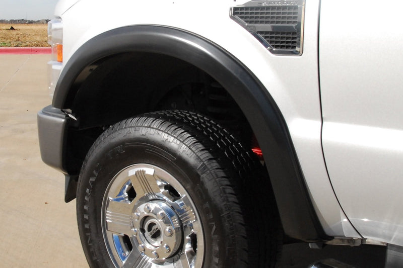 Lund Elite Series SX313S Black Sport Style Standard Front and Rear Fender Flare - 4 Piece