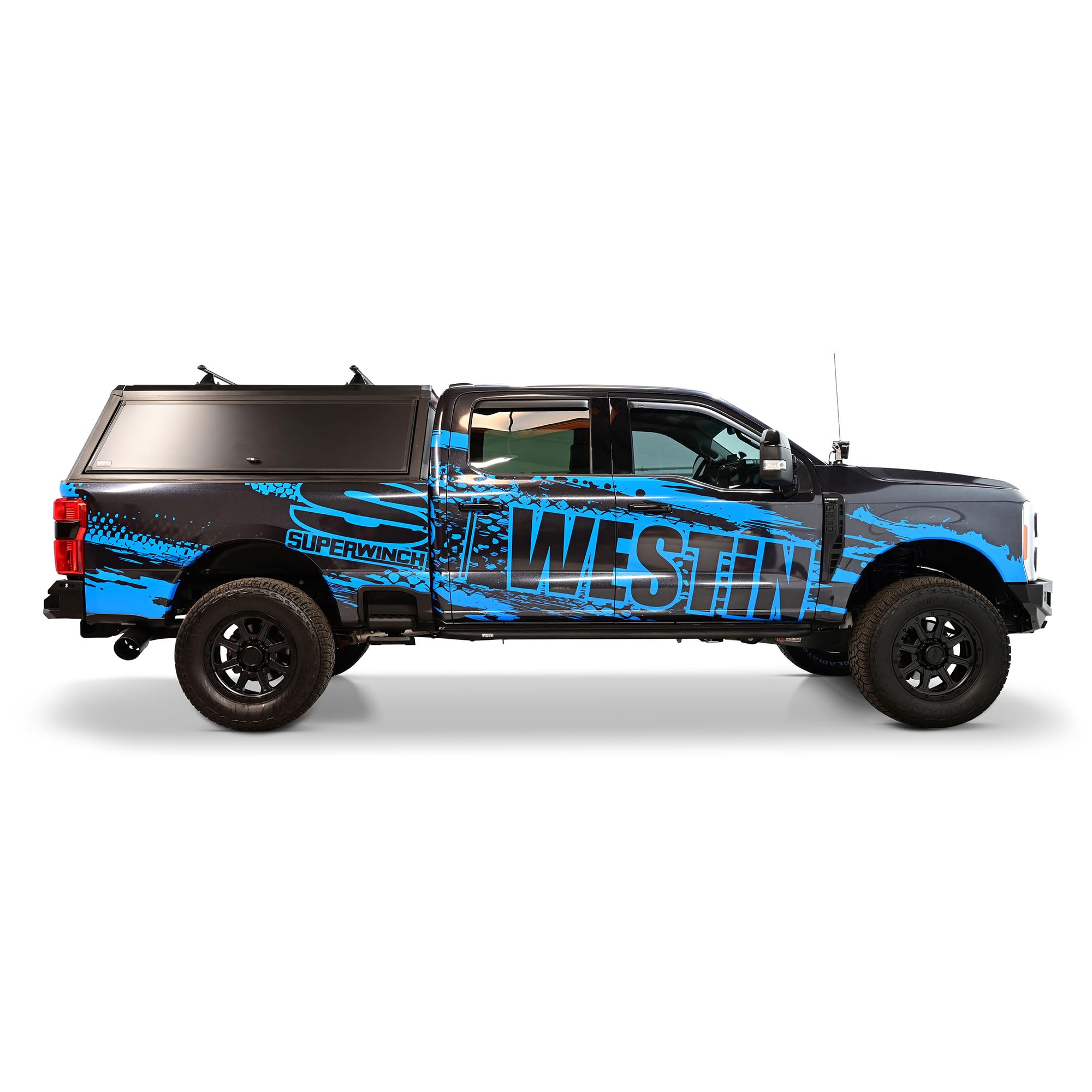 Westin EXP 16-14685 Truck Cap with Solid Front Glass fits 2023-2026 F-250 F-350 Crew Cab 6.8' Bed Matte Black