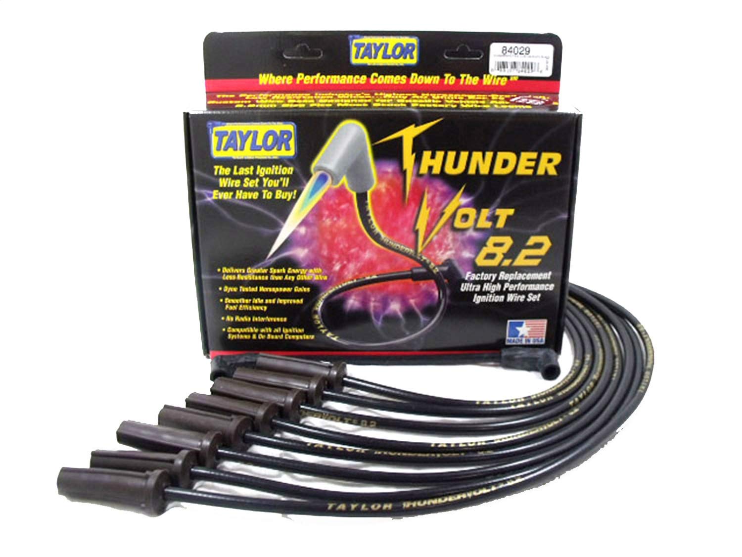 Thundervolt 8.2 Taylor Cable custom 8 cyl black
