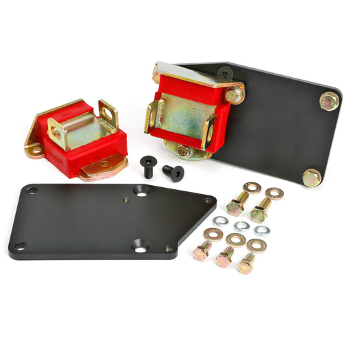 ENGINE SWAP KIT TRANS-DAPT PERFORMANCE; LT (GEN5) INTO SB CHEVY CAR CHASSIS; 1-1/8" REARWARD; POLYURETHANE PADS (4527)