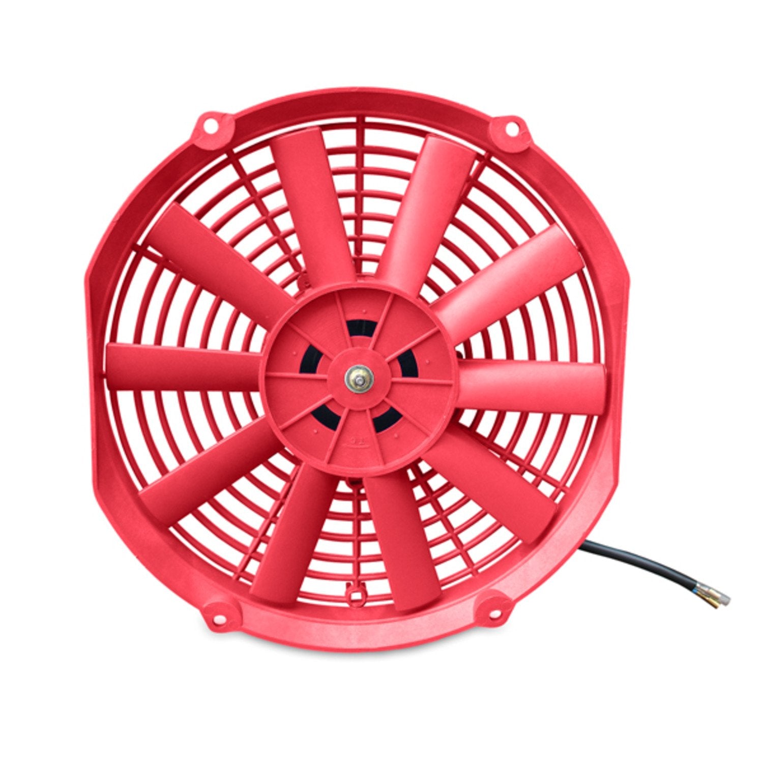 Red Mishimoto Slim Electric Fan 12"
