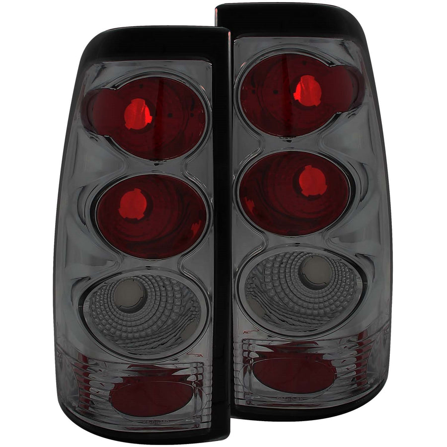 Smoke Taillight AnzoUSA 211161 for Chevrolet Silverado - (Sold in Pairs)