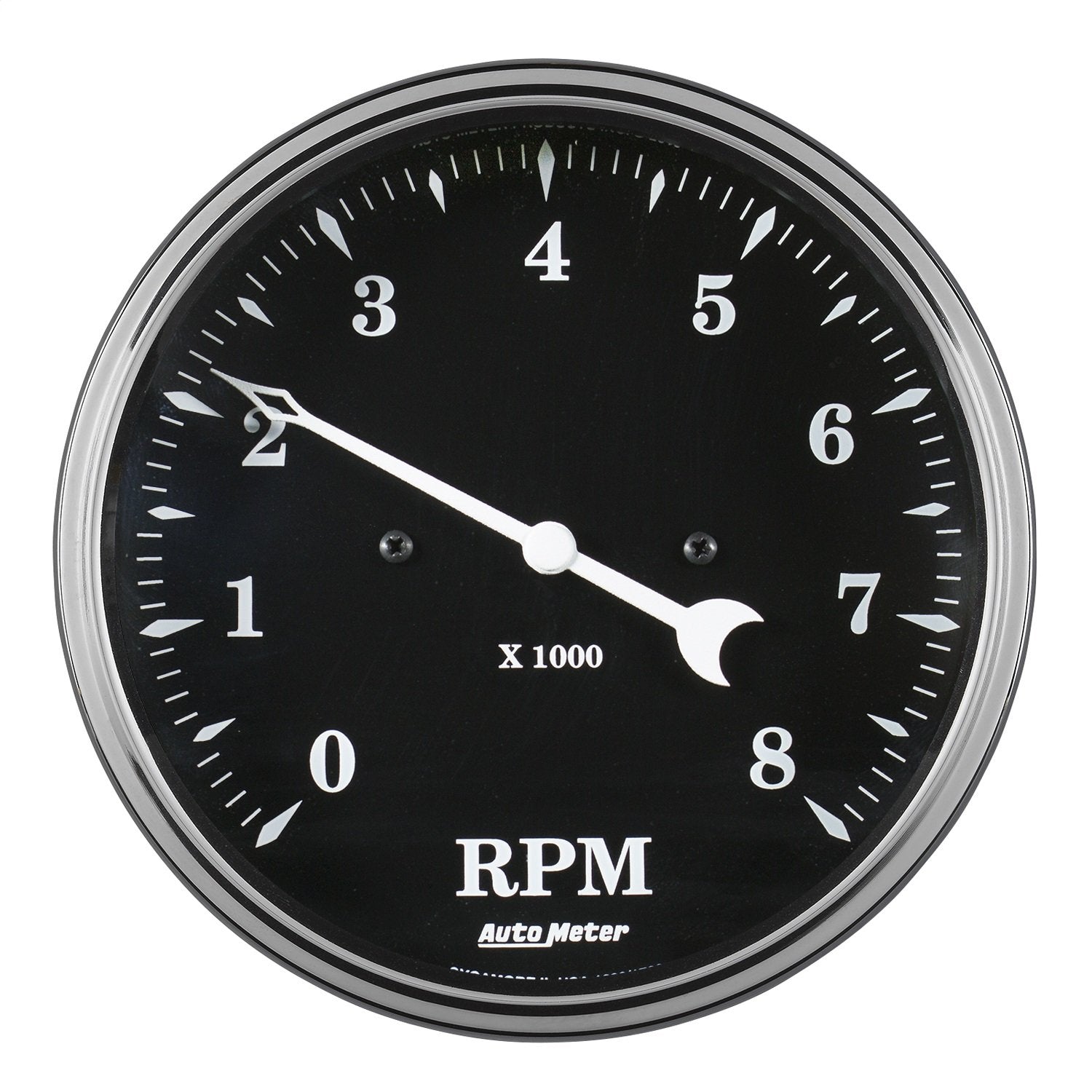 Gauge AUTO METER 1799 Tachometer (Old TYME Black 5", 8K RPM, in-Dash, Old TYME Black)