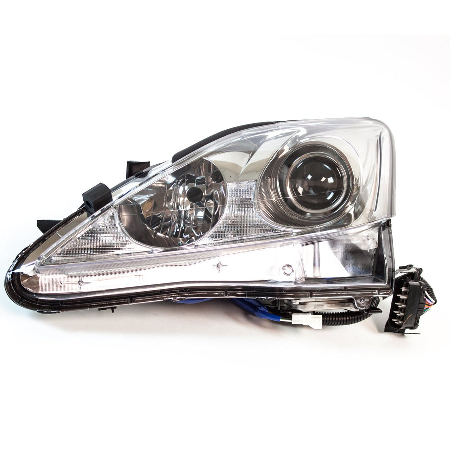 Left TYC Headlight Assembly Compatible with 2006-2008 Lexus IS250