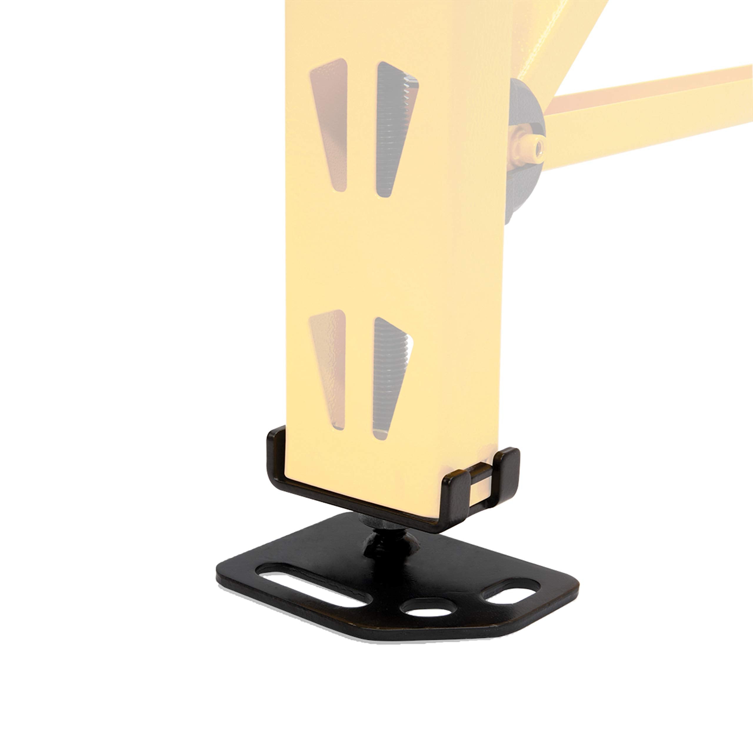 DEWALT Adjustable Shelf Leveling/Floor Anchoring Accessories Industrial Storage Racks, Durable Steel Mounting Plates, Wedge Anchors Included for Tipping Prevention