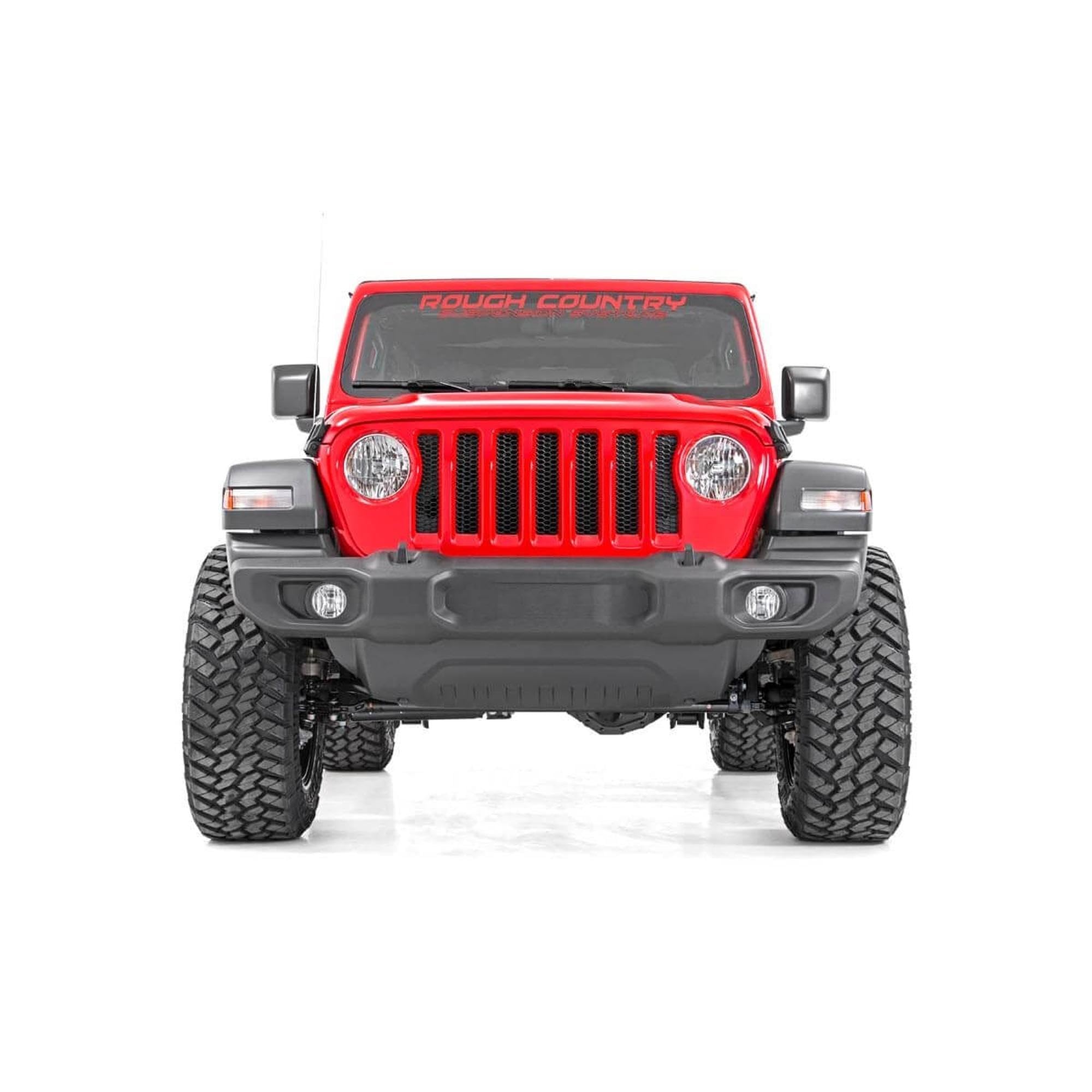 Rough Country 2.5" Lift Kit for Jeep Wrangler JL Unlimited Rubicon w/ M1 Shocks (2018-2023) 4-Door - Fits up to 35" Tires