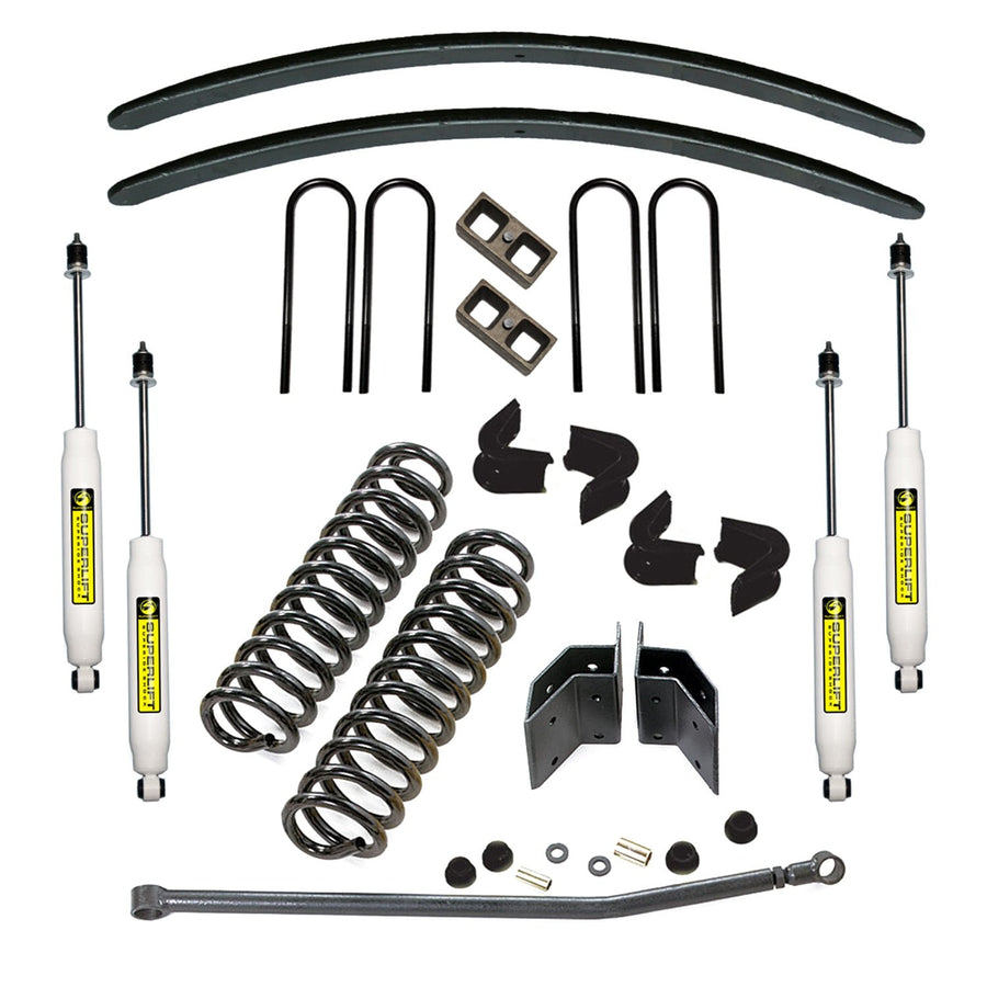 SUPERLIFT SUSPENSION RealTruck 6.5" Lift Kit for Chevy Silverado/GMC Sierra | Complete Lift Kit with Front & Rear Shadow Shocks & Adjustable Track Bar | K512 | Fits 1977-1979 Ford F-100 / F-150 4WD