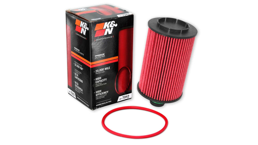 K&N Oil Filter Premium: 20,000 Mile Engine Protection, High Capacity/High Efficiency: Compatible with 2014-2020 JEEP/RAM: (See Product Description for Select Models) HP-7042