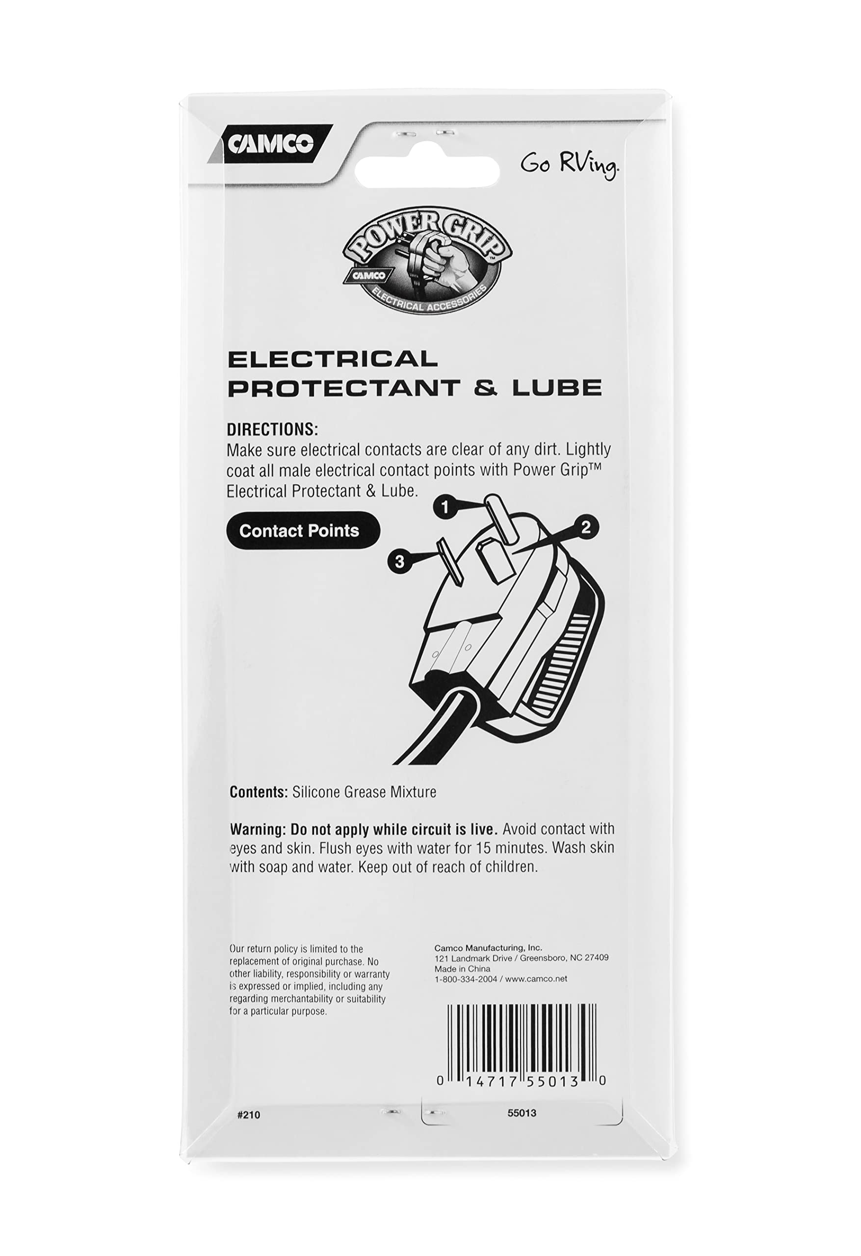 PowerGrip Camco 55013 Electrical Protectant and Lube - 1 oz