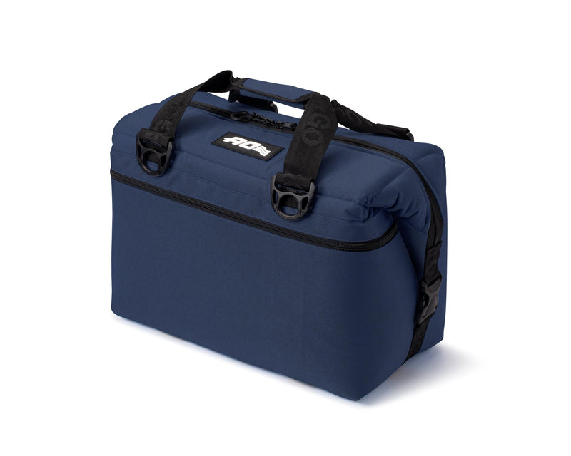 AO Coolers Soft-Sided Original Cooler Bag, Leak-Proof, Insulated, Lightweight, Navy Blue, 24-Can