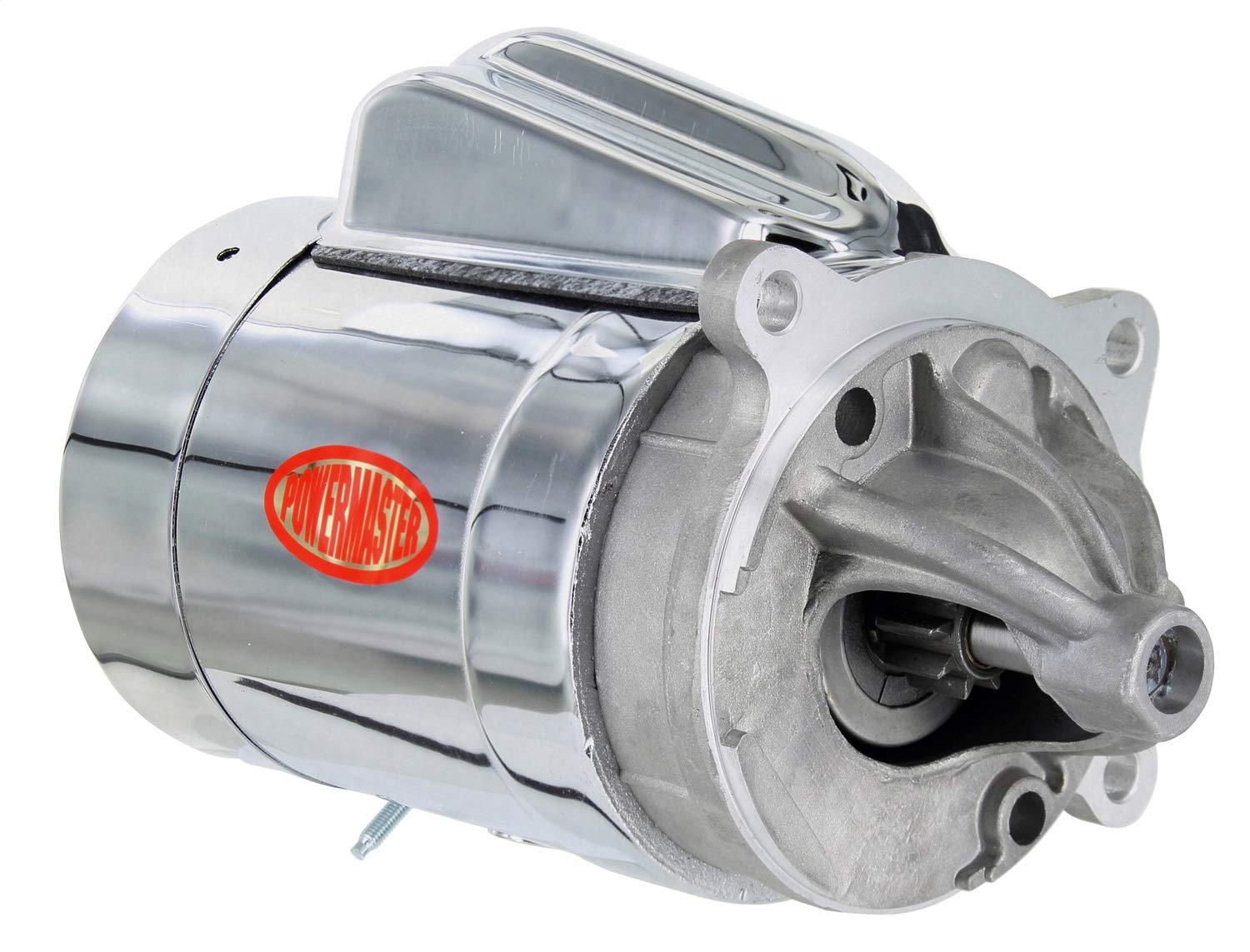 Str 4.5" Ford [BB] FE 3 Ear MTG Powermaster 1963 1/2, 1965 & UP 184T Flyw Chrome w/Natural DE