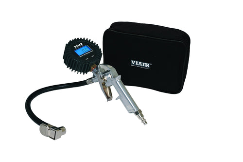 Digital Tire Inflation Gun VIAIR 00042 with 2.5" Gauge and Carry Bag, Black
