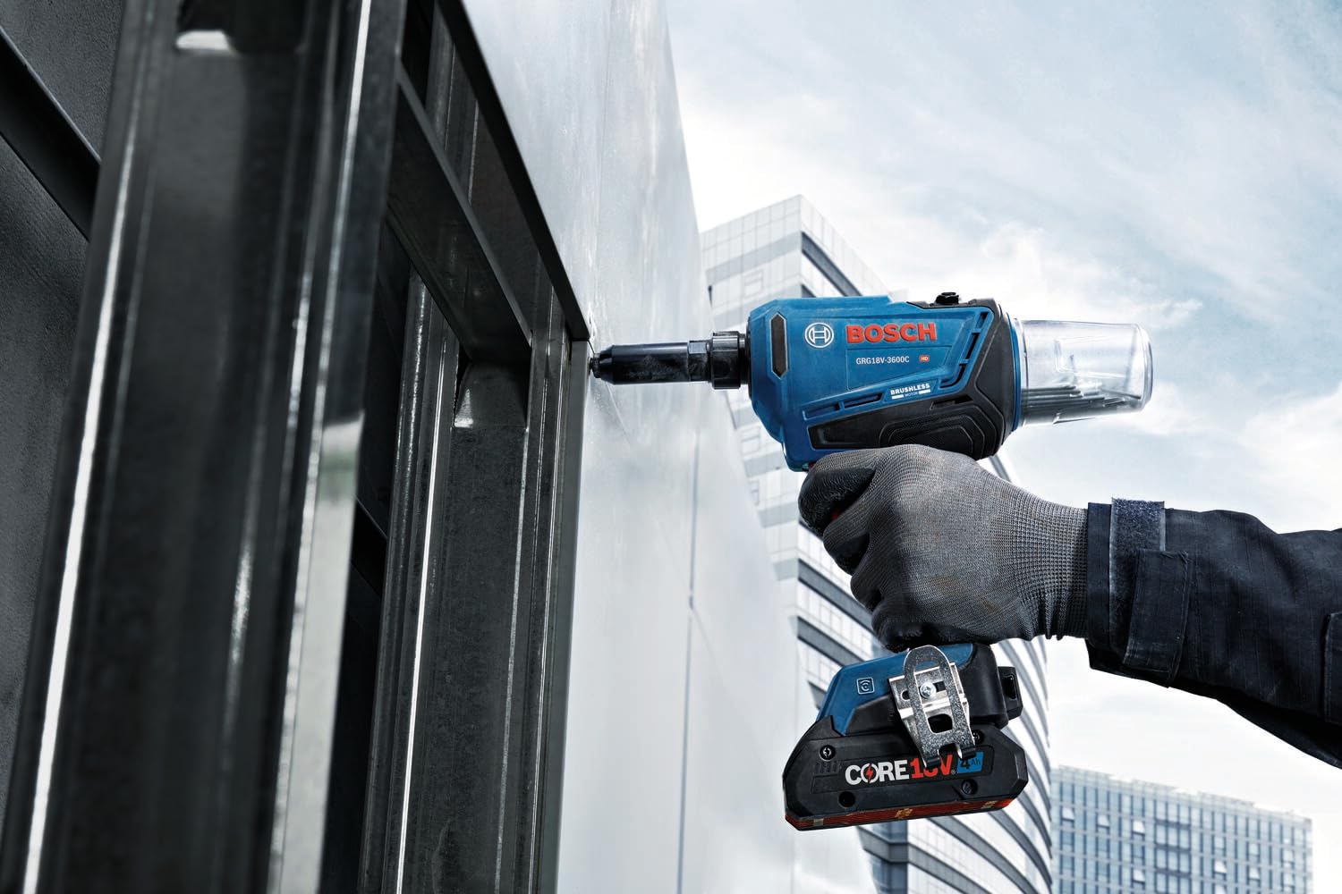 18V BOSCH Brushless Connected Rivet Tool GRG18V-3600CN (Bare Tool)