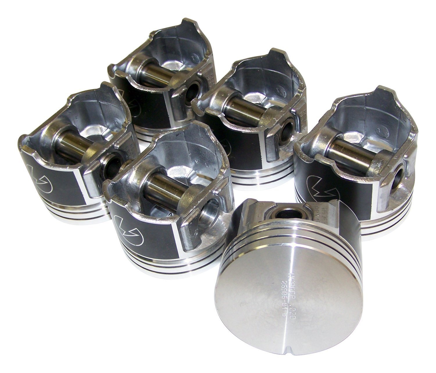 Automotive Crown Piston Set Engine