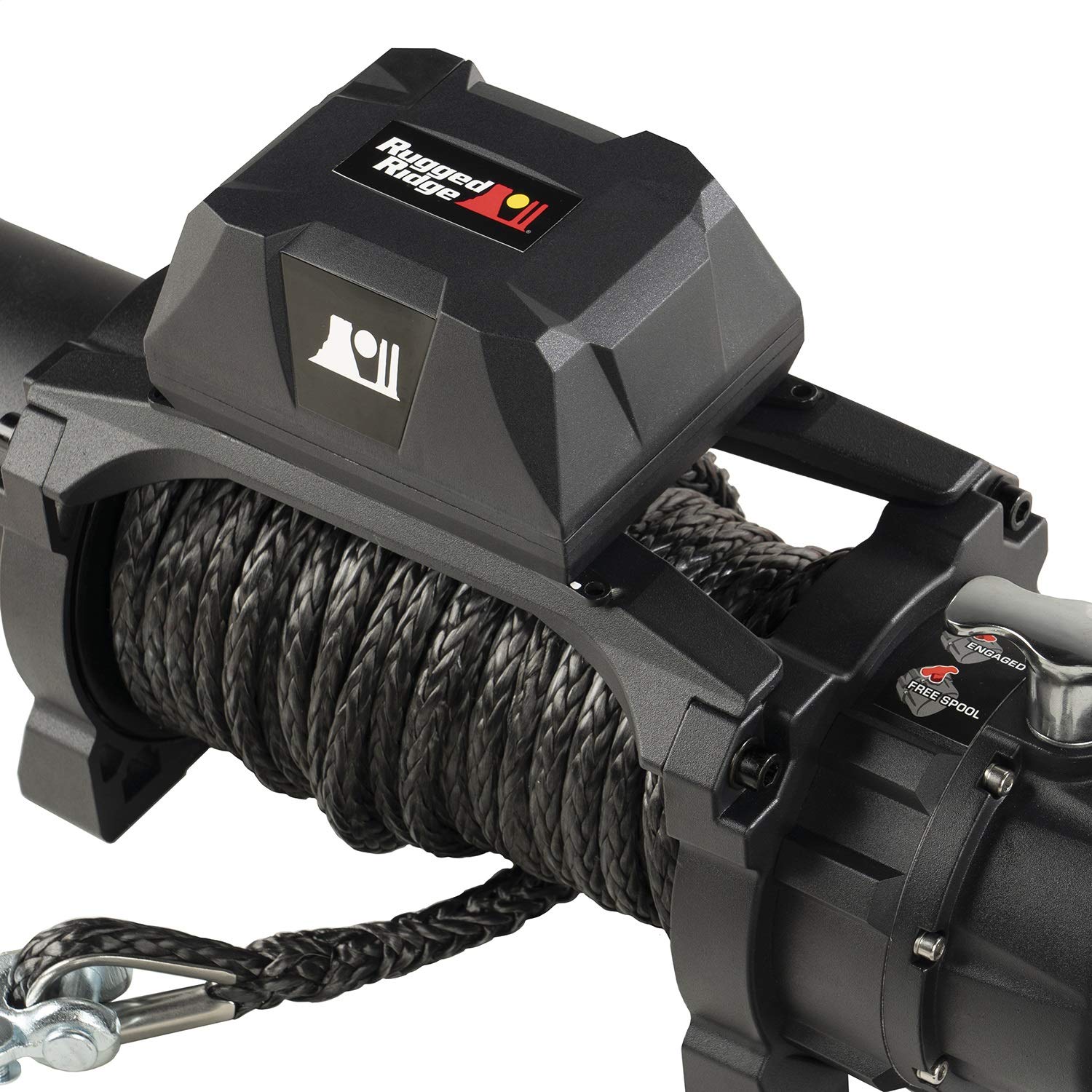 Trekker Winch, Rugged Ridge, 10,000 LBS, Synthetic Rope, IP68 Waterproof, Wireless | 15100.08