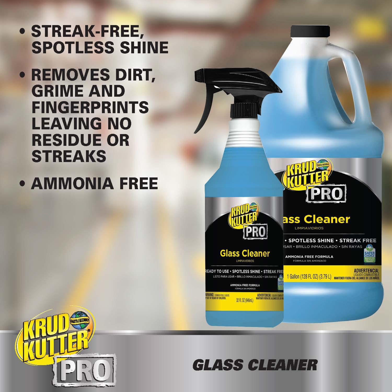 Glass Cleaner Krud Kutter Pro 352243, Gallon