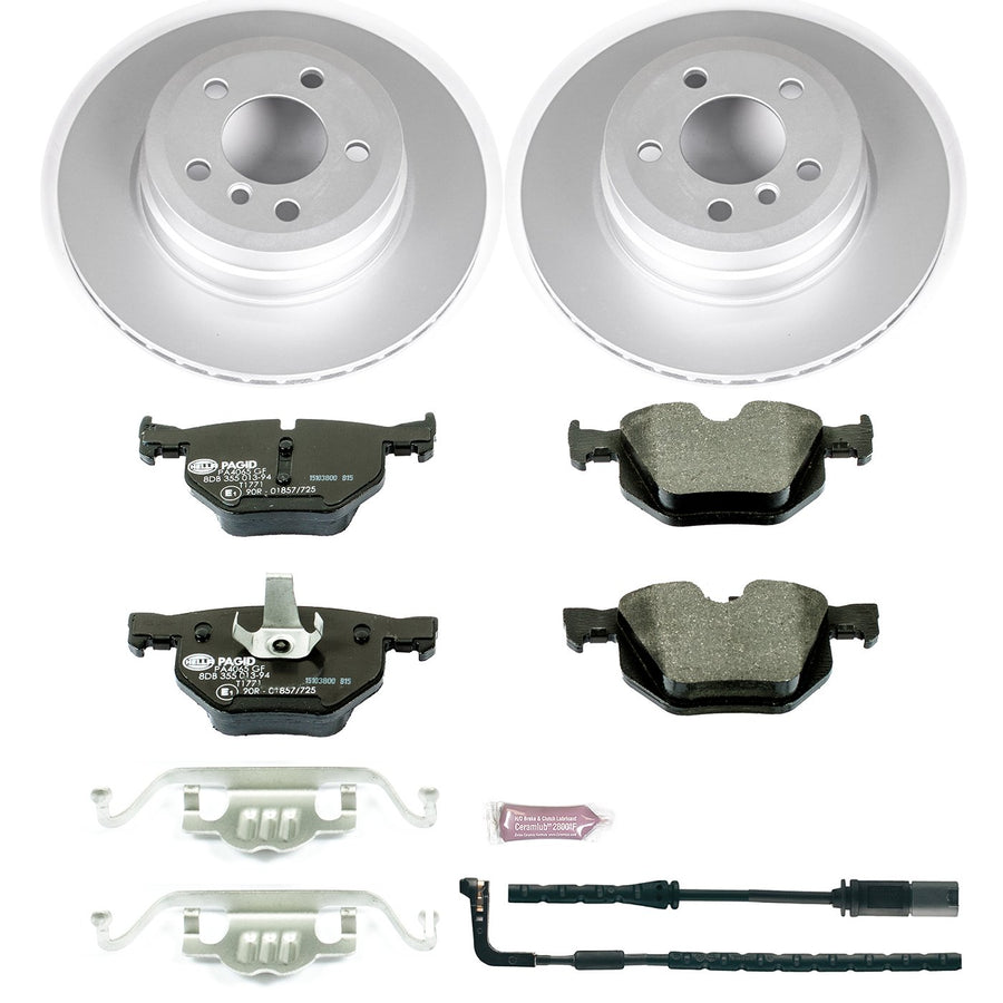 Euro-Stop Power Stop Brake Kit and 1 Rear Sensor Wire For BMW X5 2007-2010, BMW X6 2009-2010 [Model Specific]