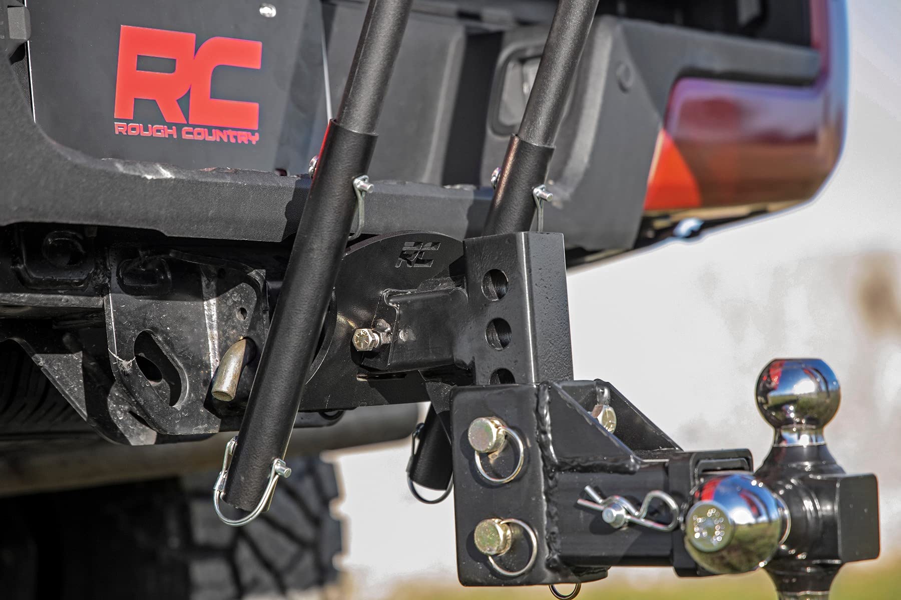 Rough Country 2" Hitch Universal Dual Flag Pole Holder - 117500