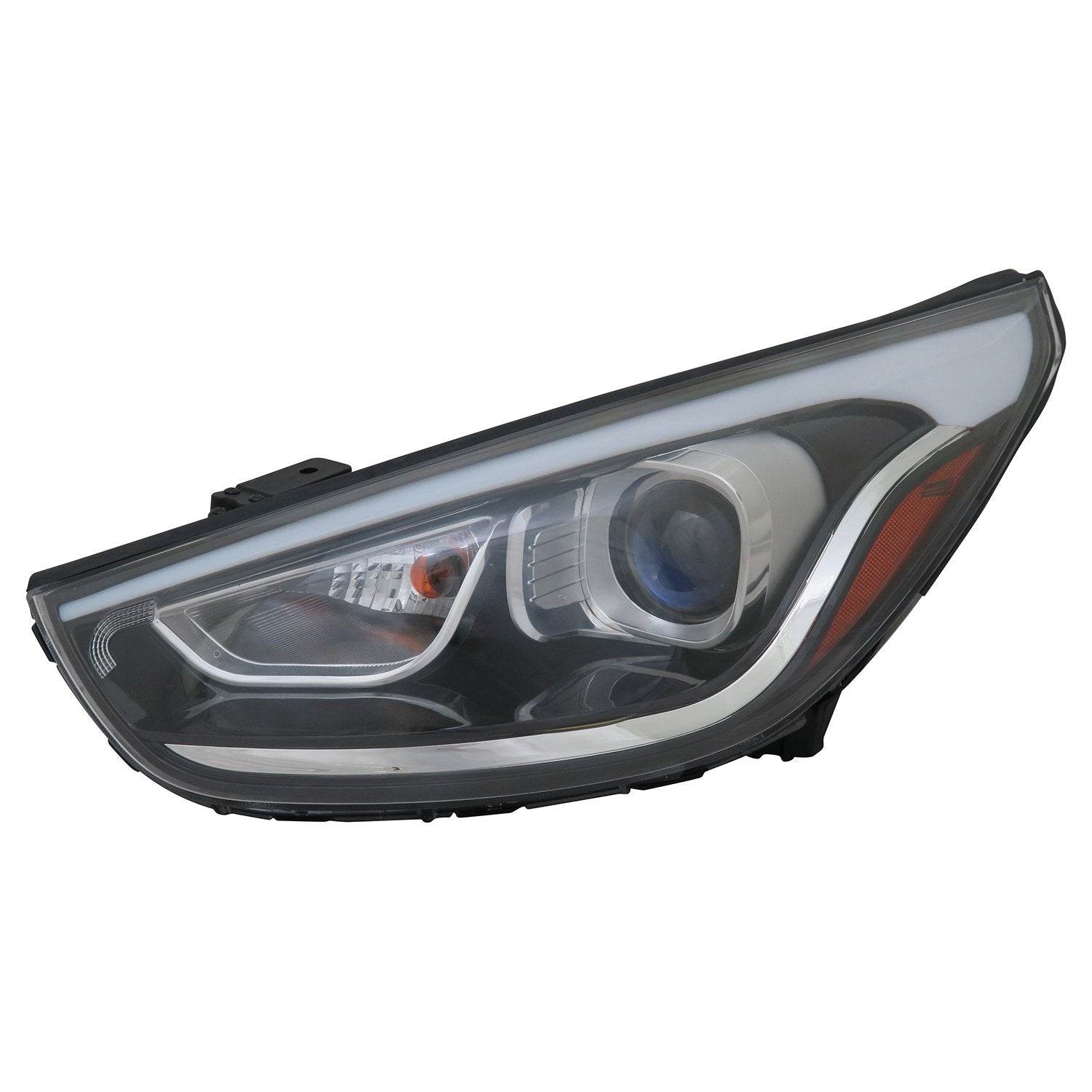 Left TYC Headlight Assembly Compatible with 2014-2015 Hyundai Tucson