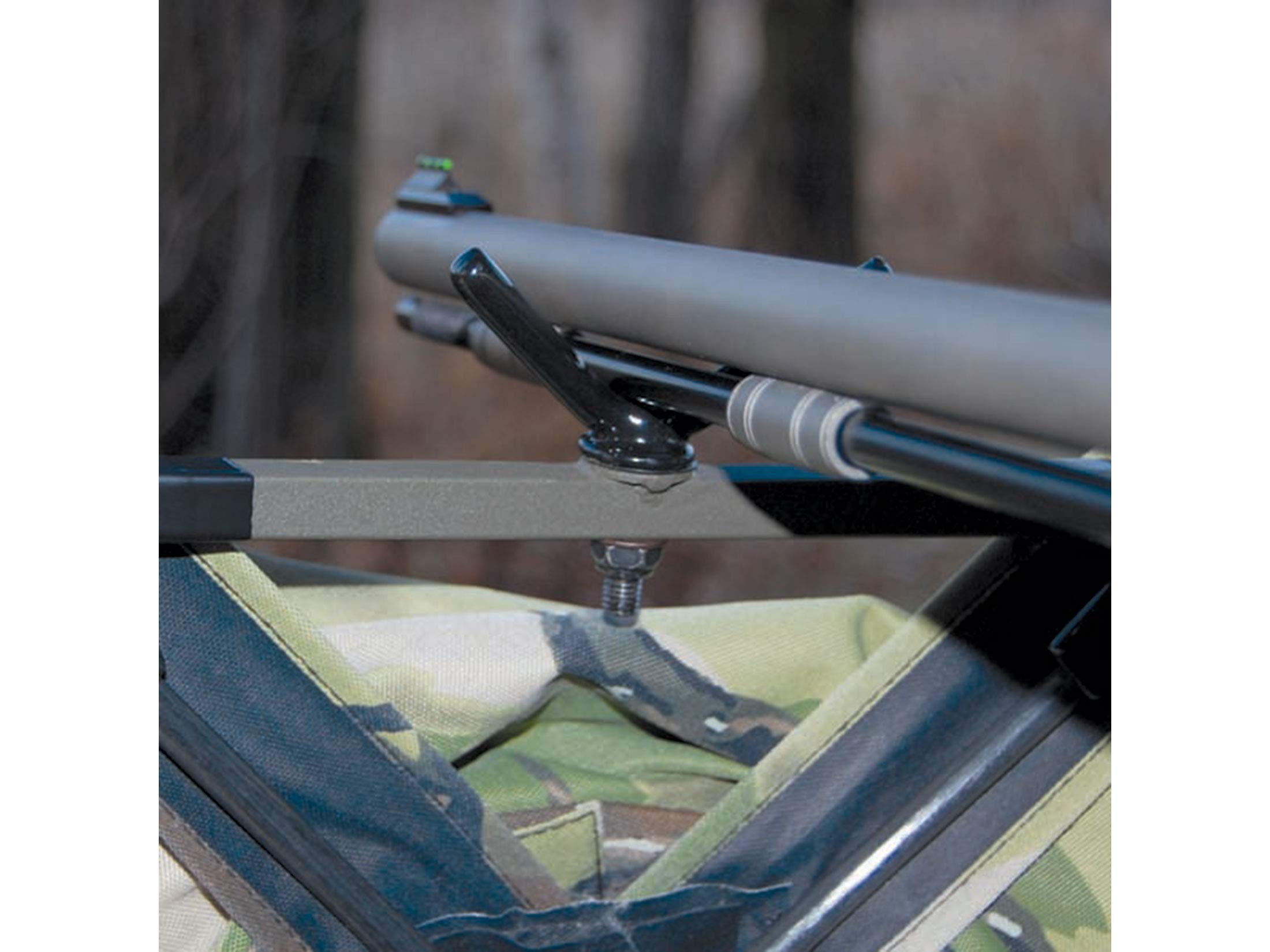 Brown HME Easy Aim Ground Blind Gun Rest Steel