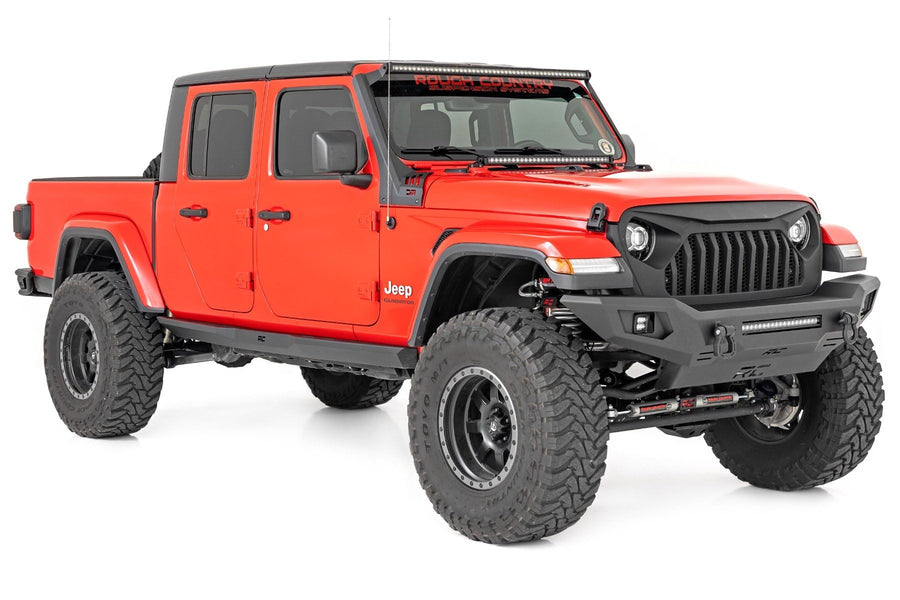 Rough Country Rock Sliders for Jeep Gladiator JT 2020-2022 4WD - 90802