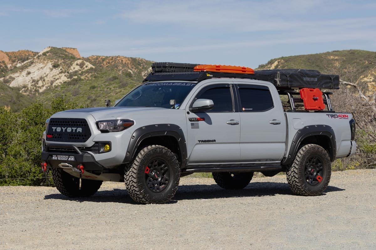 Defender Fender Flares Rough Country for 2016-2023 Toyota Tacoma - A-T11621