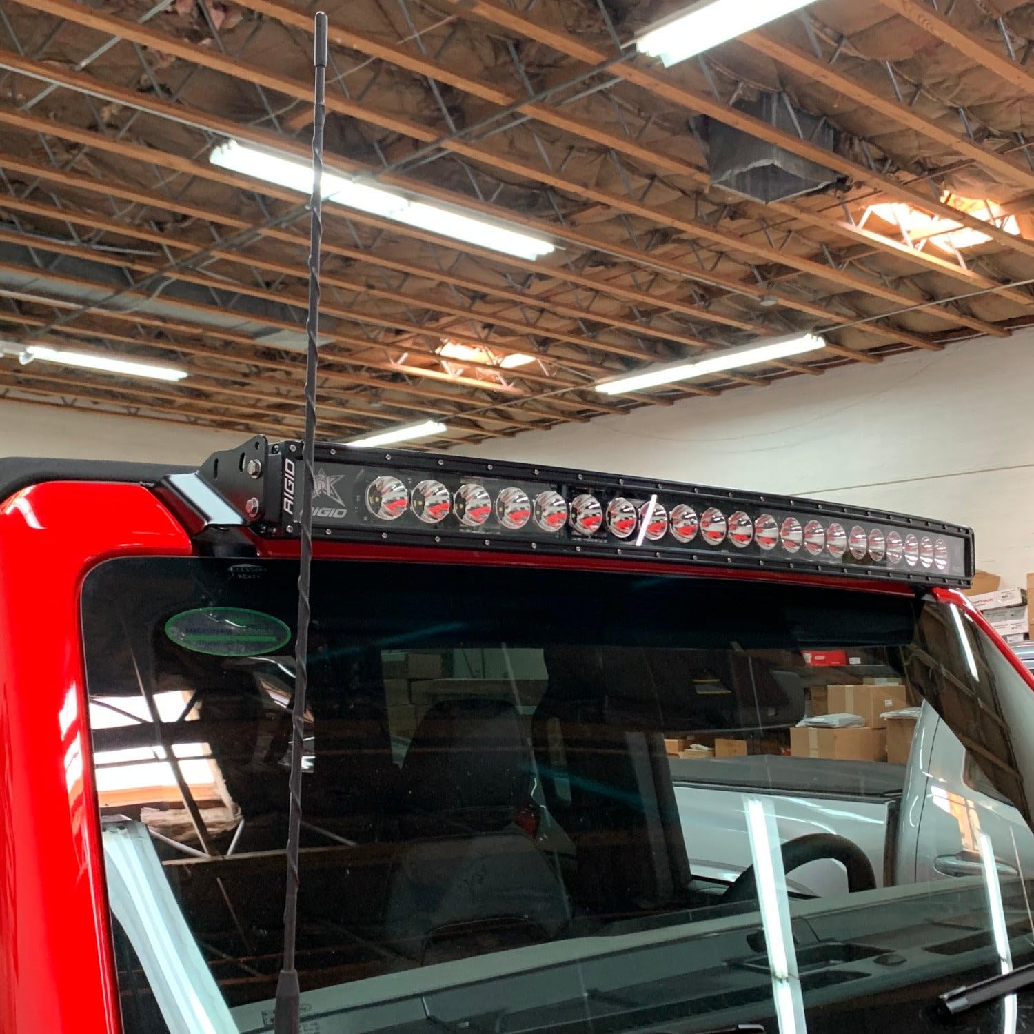 40 Inch Grimm OffRoad Windshield Light Bar LED Mount for Ford Bronco 2021+