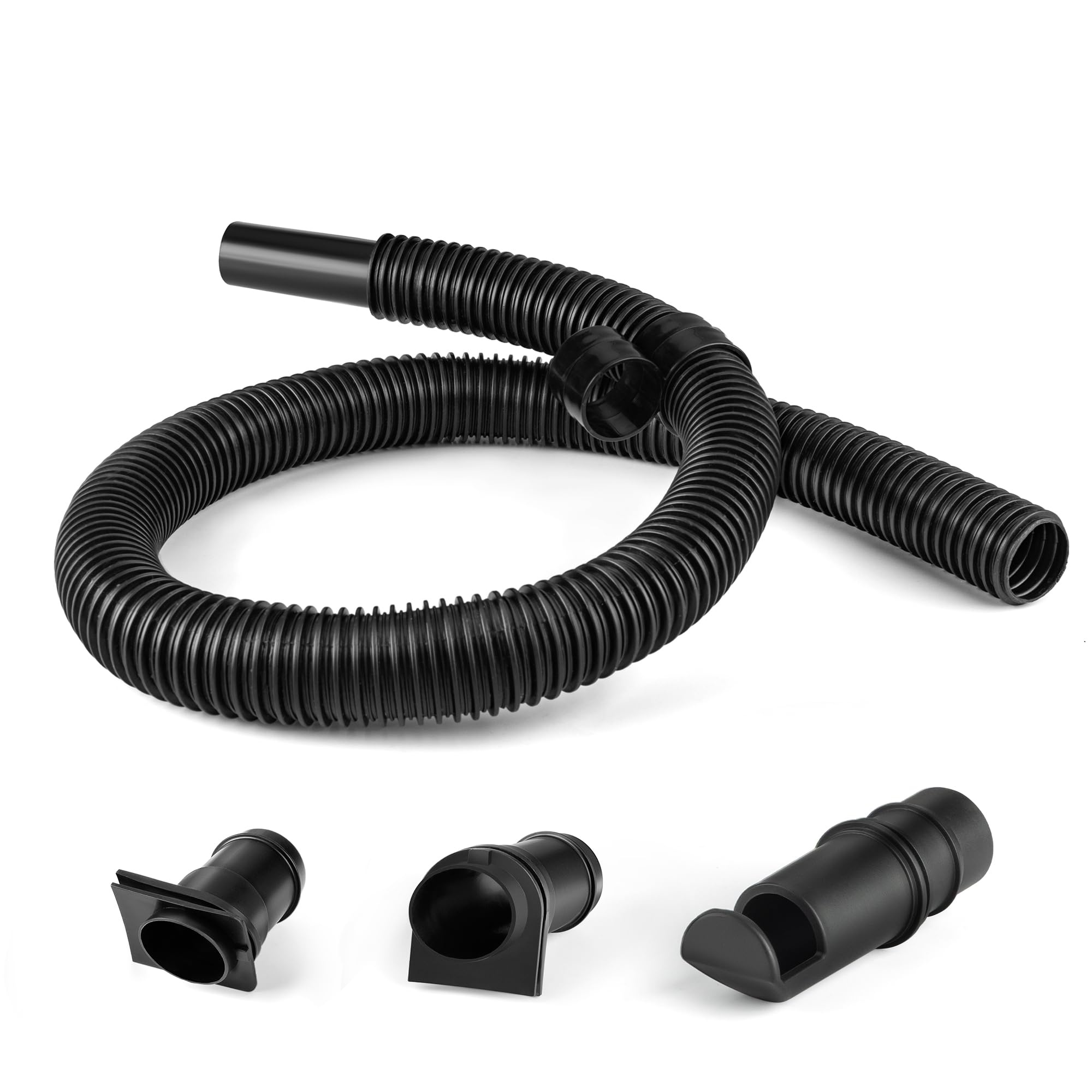 Flexible Hose Shop-Vac 9056400, 1-1/4 in. Diameter x 4 ft. Length, Durable For Wet/Dry Vacuums, Black (1-Pack)