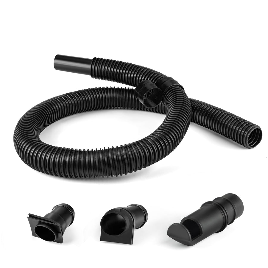 Flexible Hose Shop-Vac 9056400, 1-1/4 in. Diameter x 4 ft. Length, Durable For Wet/Dry Vacuums, Black (1-Pack)