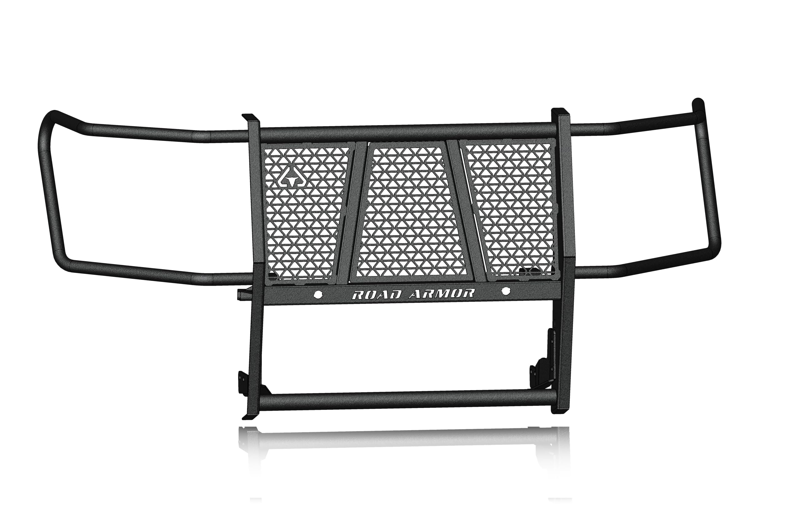 Vaquero Road Armor 2202-BRSH Front Grille Guard - Texture Black - Compatible with: 2020-2026 GMC Sierra 2500 3500