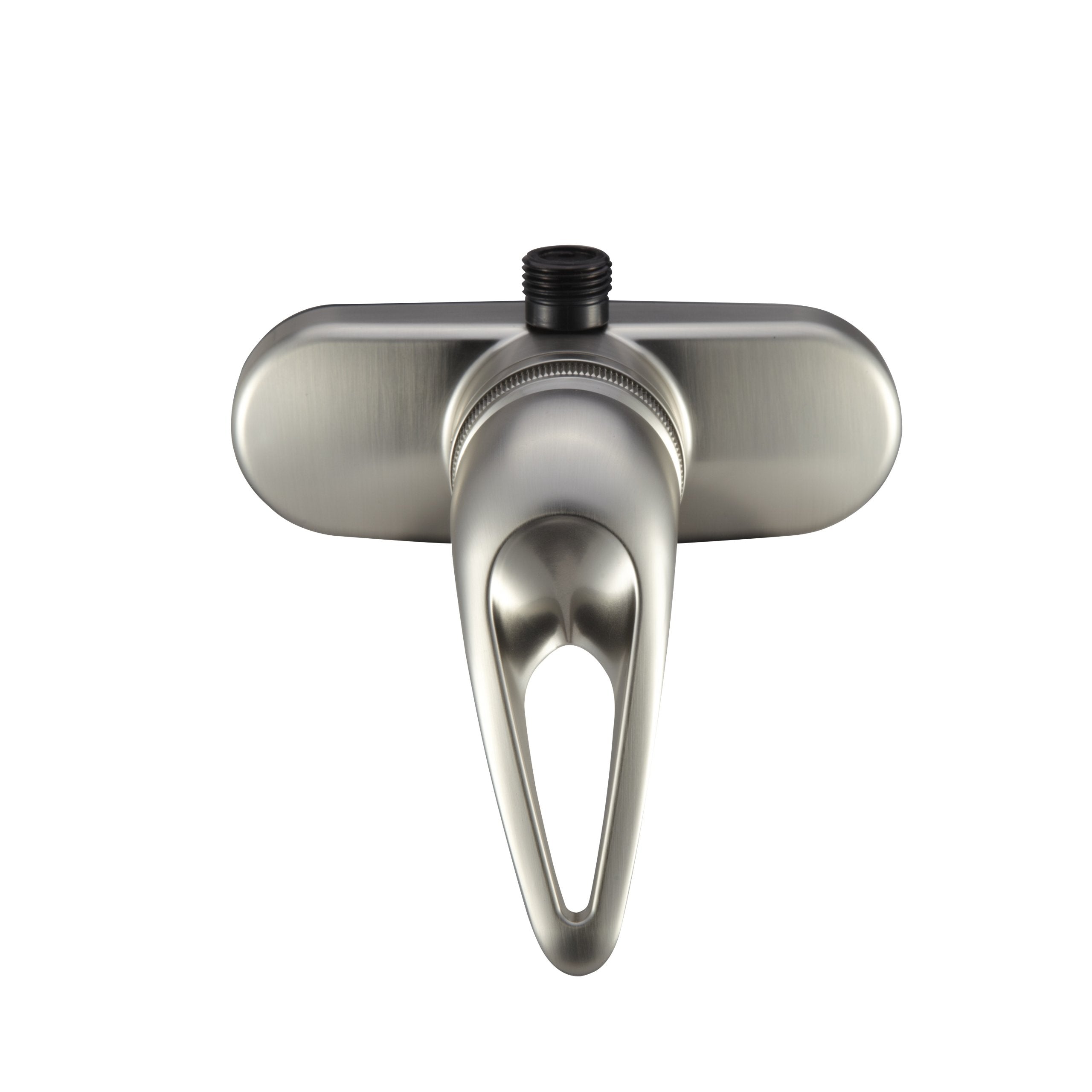 Dura Faucet RV Shower Faucet Single Lever Valve Diverter for Recreational Vehicle, Motor Home, Travel Trailer, Camper, Fifth (5th) Wheel, Towable (Brushed Satin Nickel)