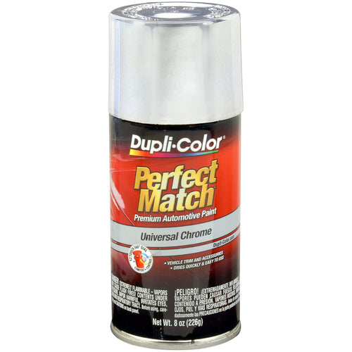 Automotive Spray Paint Dupli-Color EBUN02007 Perfect Match - Universal Chrome - 8 oz. Aerosol Can