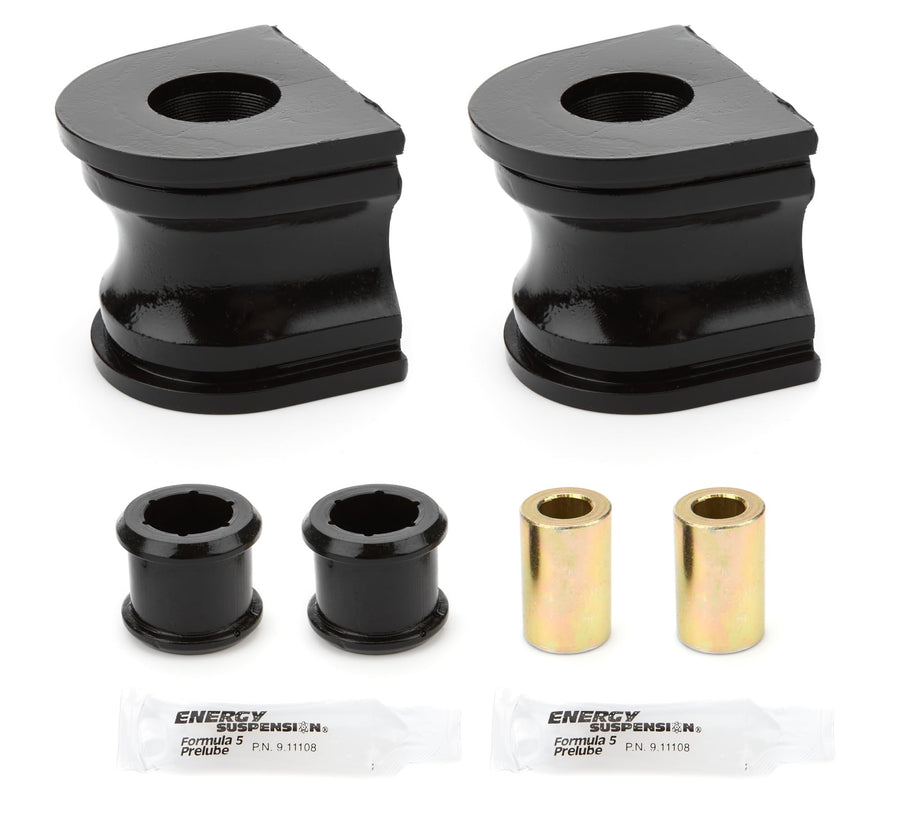 Energy Suspension Rear Sway Bar Bushing, Hyper-Flex, Non-Greasable, 31 mm, Polyurethane, Black