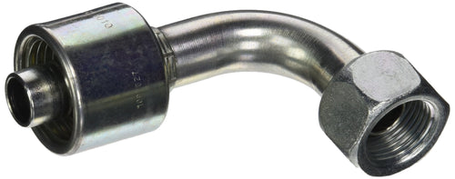 Gates MegaCrimp 10G-10FBSPORX90 Couplings, Female British Standard Parallel Pipe O-Ring Swivel, 90 Bent Tube, 5/8" ID
