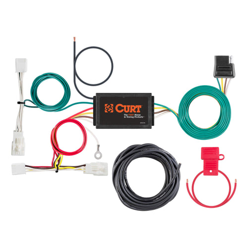 CURT Vehicle-Side 56430 Custom 4-Pin Trailer Wiring Harness, Fits Select Lexus ES300h, ES350