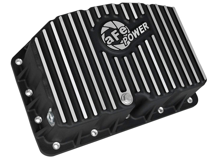 Engine Oil Pan Pro Series Black W/ Machined Fins