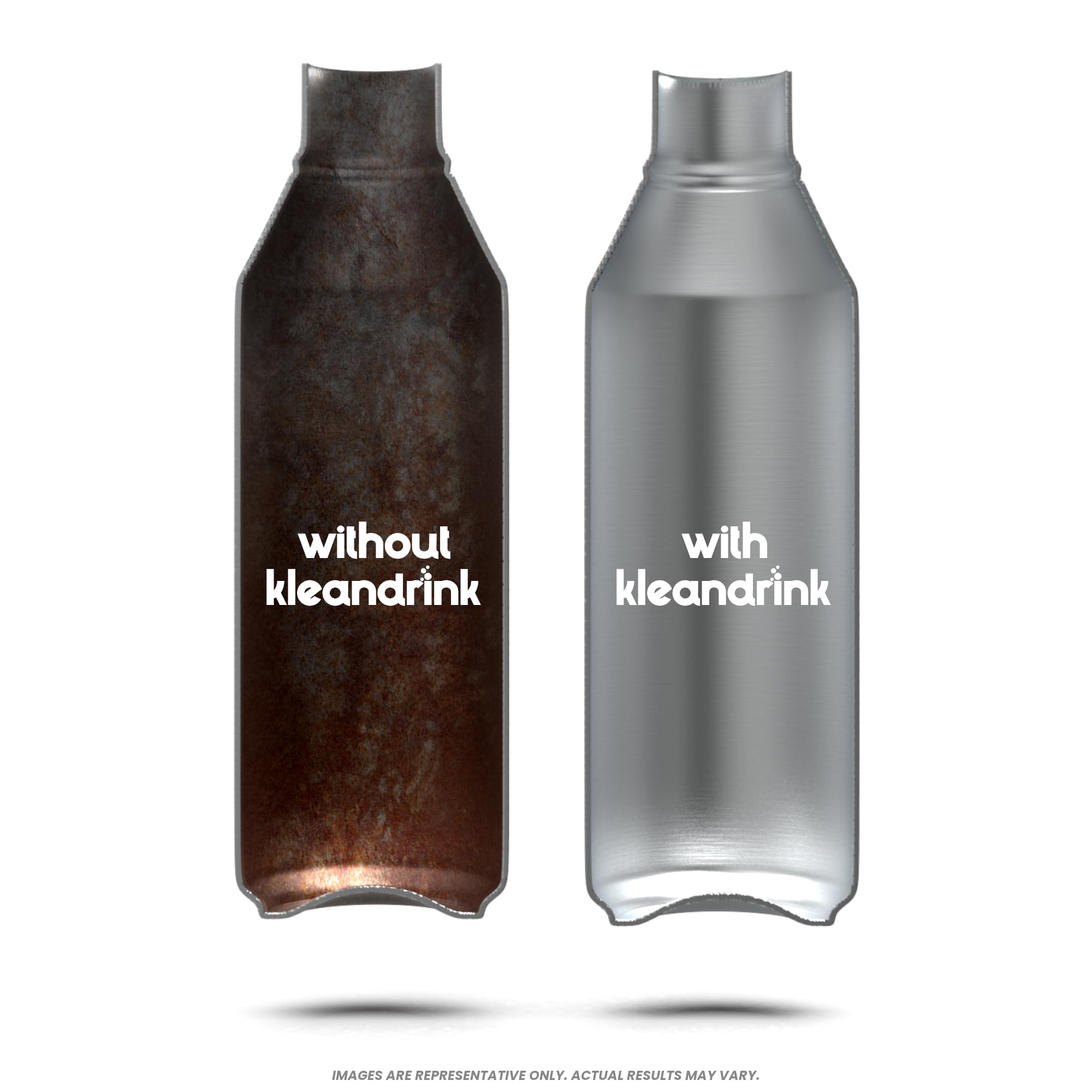 30 Kleandrink Cleaning Tablets – NSF Certified Safe, Eco-Friendly, Clean Stainless Steel, Insulated, Plastic and Reusable Water Bottles, Tumbler, Protein Shaker – Remove Odors and Stains, No Scrubbing