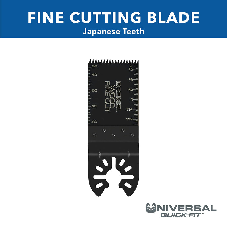 Dremel Universal MM473 QuickFit Oscillating 1-1/4 in. Wood Fine Cut Blade (Single Pack)