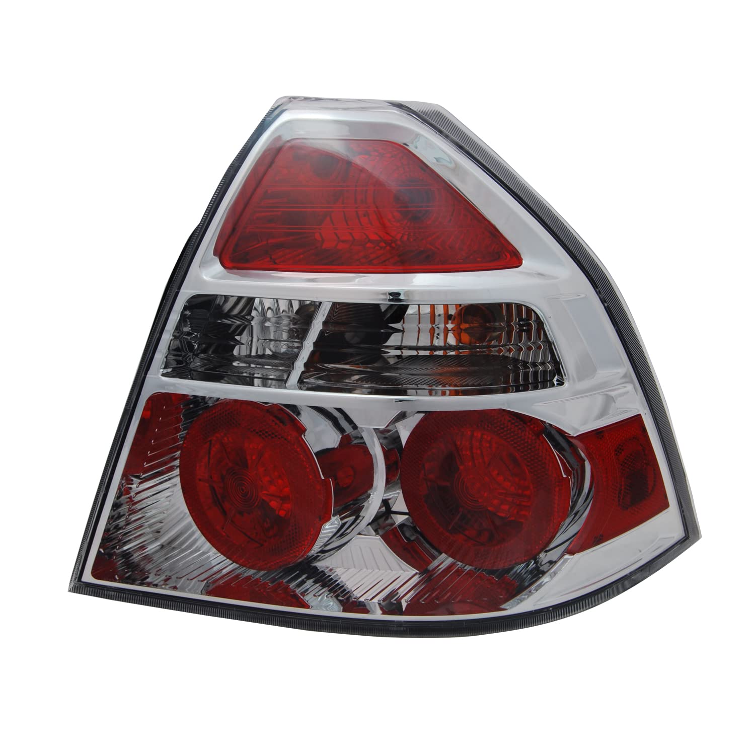 Left TYC Tail Light Assembly Compatible with 2009-2011 Chevrolet Aveo