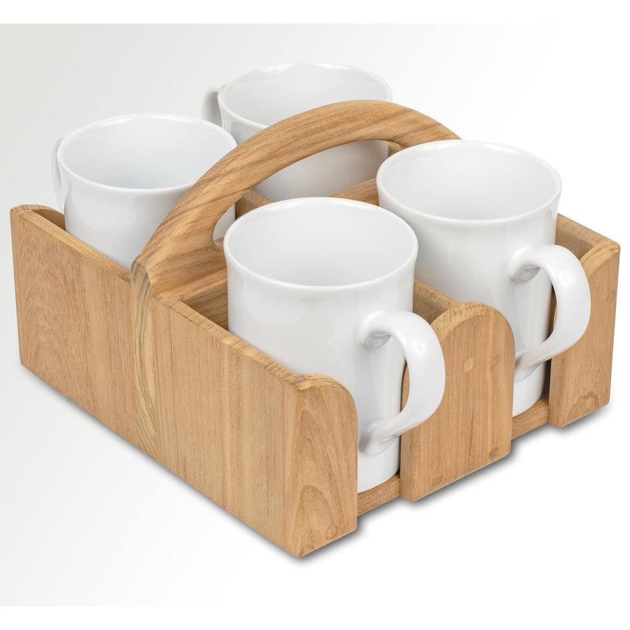 Teak 3 Mug Holder Whitecap 63410
