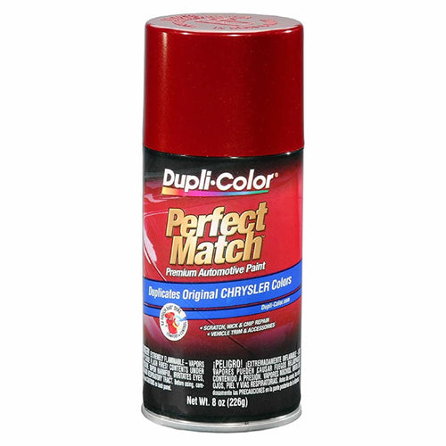 Chrysler Inferno Red Metallic Dupli-Color EBCC04127 Perfect Match Automotive Spray Paint – 8 oz. Aerosol Can, PEL/WEL